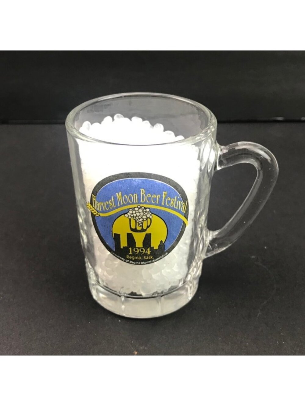 Vintage 1994 Harvest Moon Beer Festival Mug Double Shot Glass Souvenir